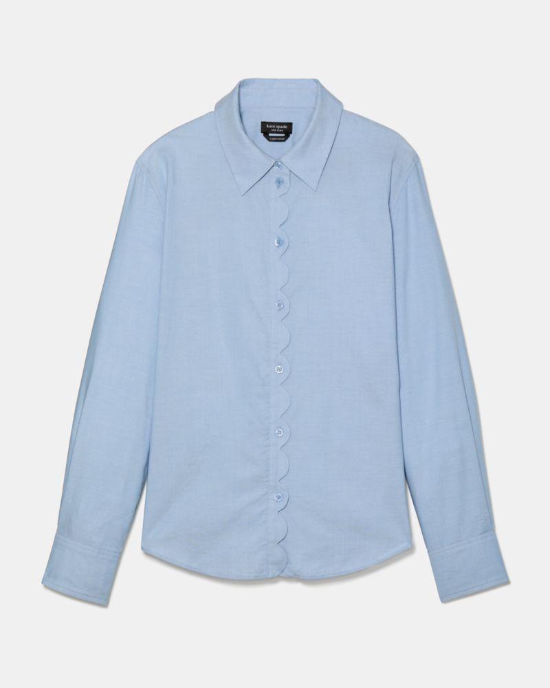 Oxford Scallop Shirt by KATE SPADE NEW YORK