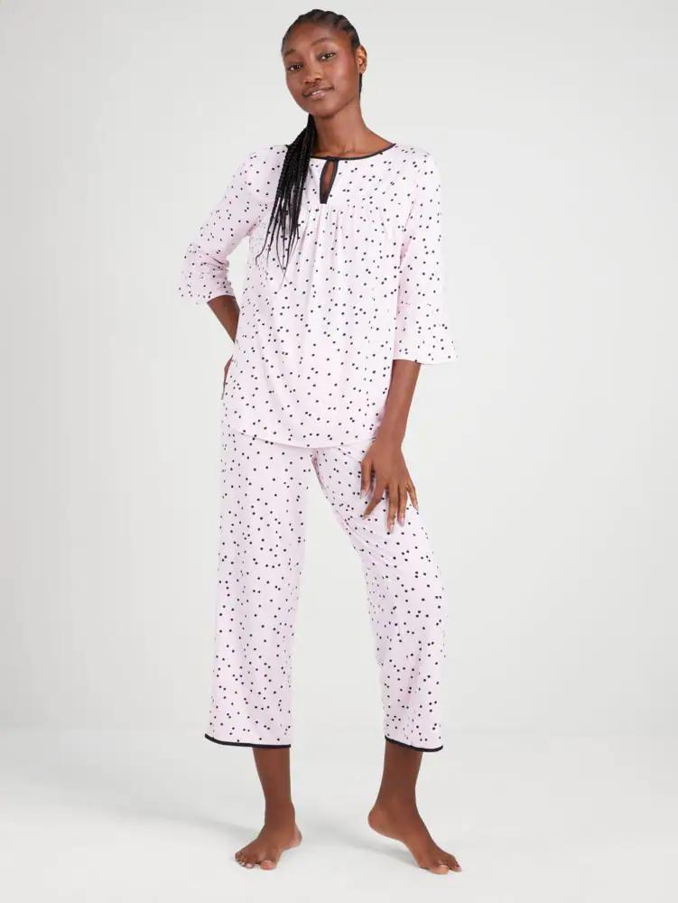 Pink Dot Long Pj Set by KATE SPADE NEW YORK