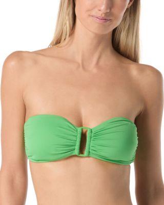 Ring Front Bra Bikini Top by KATE SPADE NEW YORK