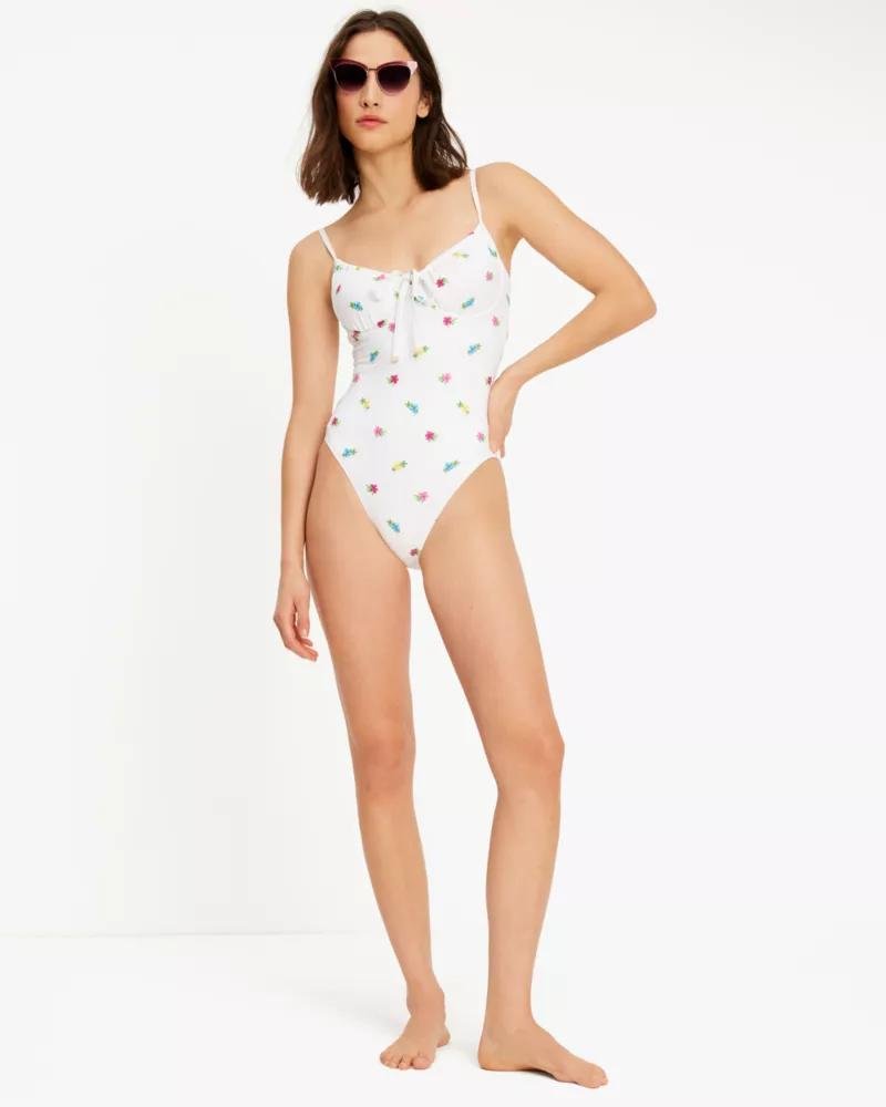 Sea Garden Embroidered One-piece by KATE SPADE NEW YORK