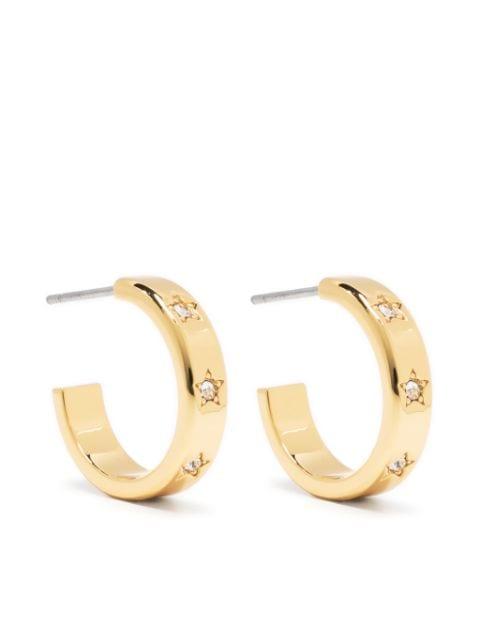 Set In Stone Star hoop earrings by KATE SPADE NEW YORK