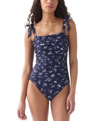 Shirred One Piece Swimsuit by KATE SPADE NEW YORK