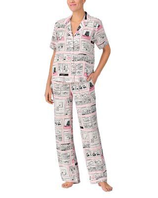 Short Sleeve Long Pajama Set by KATE SPADE NEW YORK