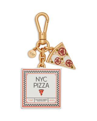 Slice Embossed Leather Key Fob by KATE SPADE NEW YORK