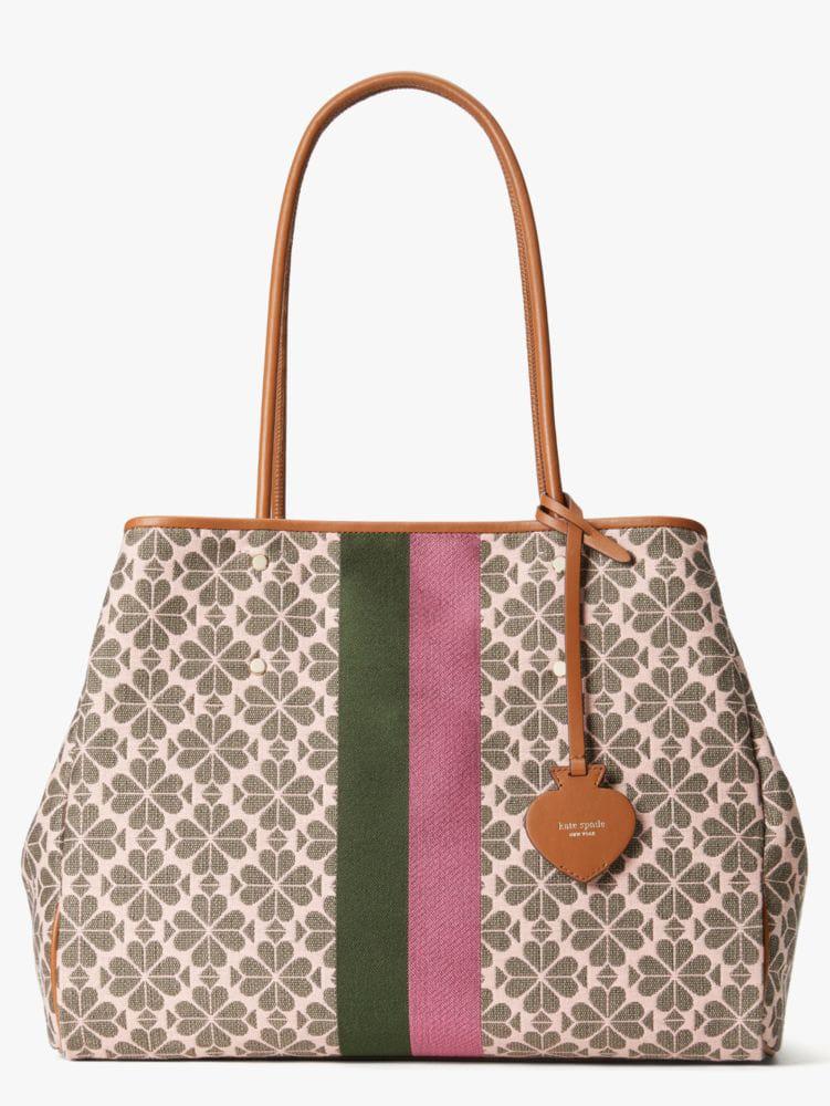 Spade Flower Jacquard Stripe Everything Large Tote by KATE SPADE NEW