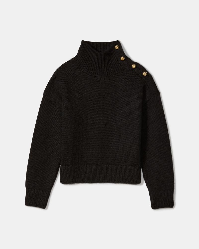 Turtleneck With Bauble Buttons by KATE SPADE NEW YORK