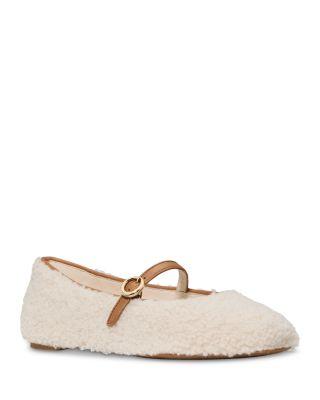 Women's Halo Shearling Mary Jane Flats by KATE SPADE NEW YORK