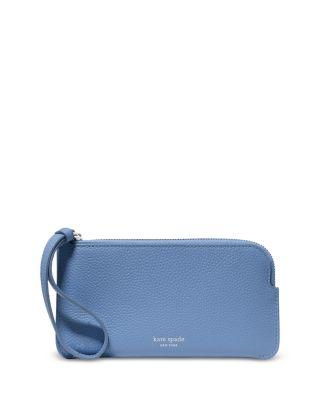 Zippy Leather Wristlet by KATE SPADE NEW YORK
