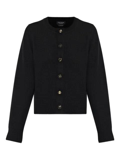 button-embellished cardigan by KATE SPADE NEW YORK