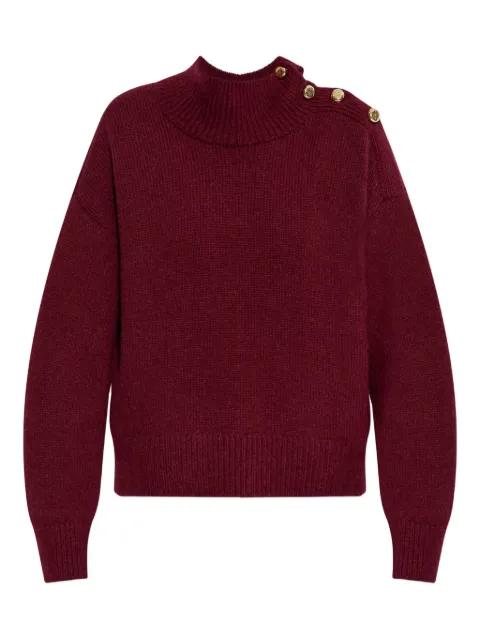 high-neck shoulder-detail sweater by KATE SPADE NEW YORK