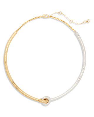 kate spade new york Interlock Structured Collar Necklace by KATE SPADE NEW YORK