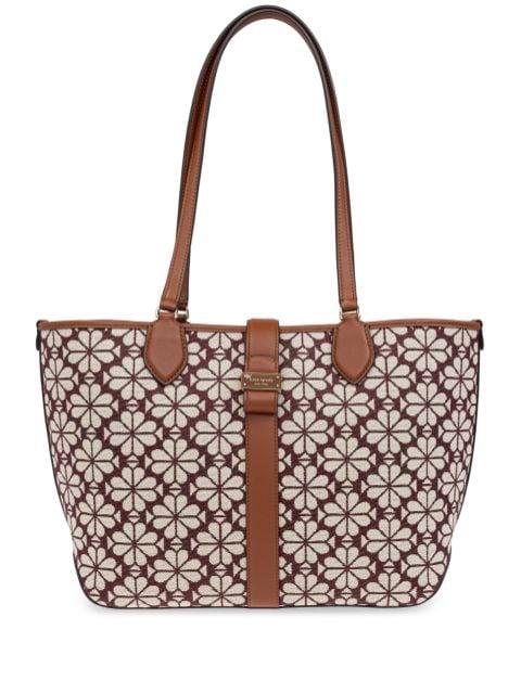 medium floral-jacquard tote bag by KATE SPADE NEW YORK