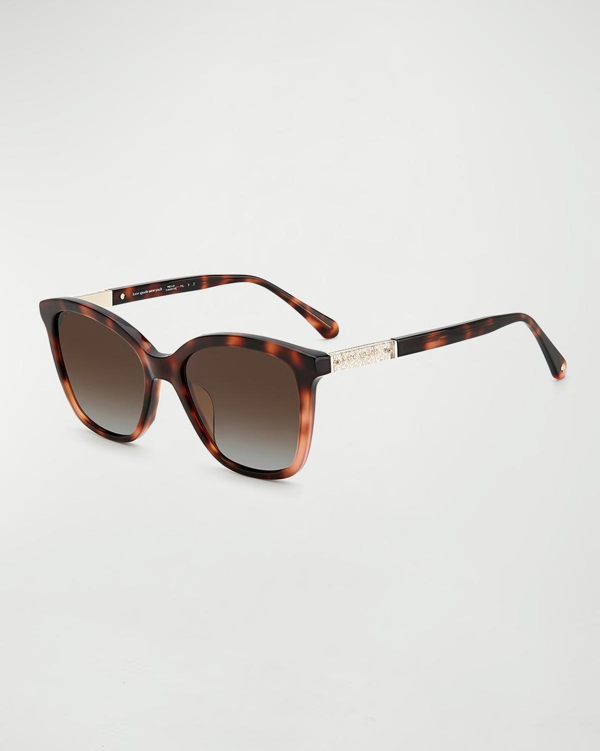 reena square acetate sunglasses by KATE SPADE NEW YORK