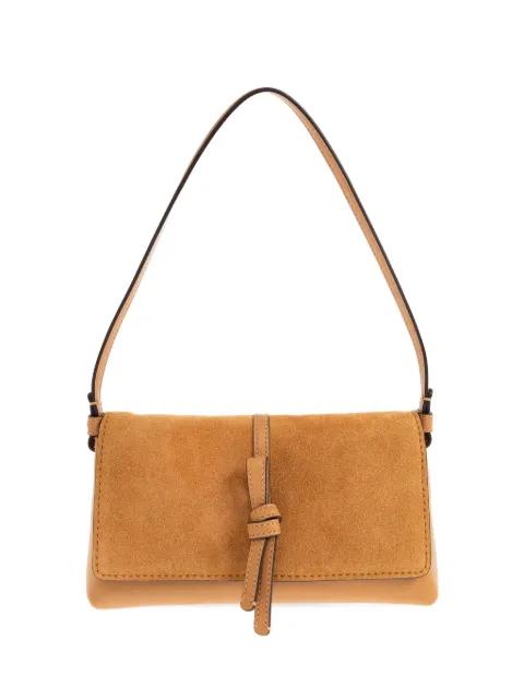 small Loop suede-panelled knotted shoulder bag by KATE SPADE NEW YORK