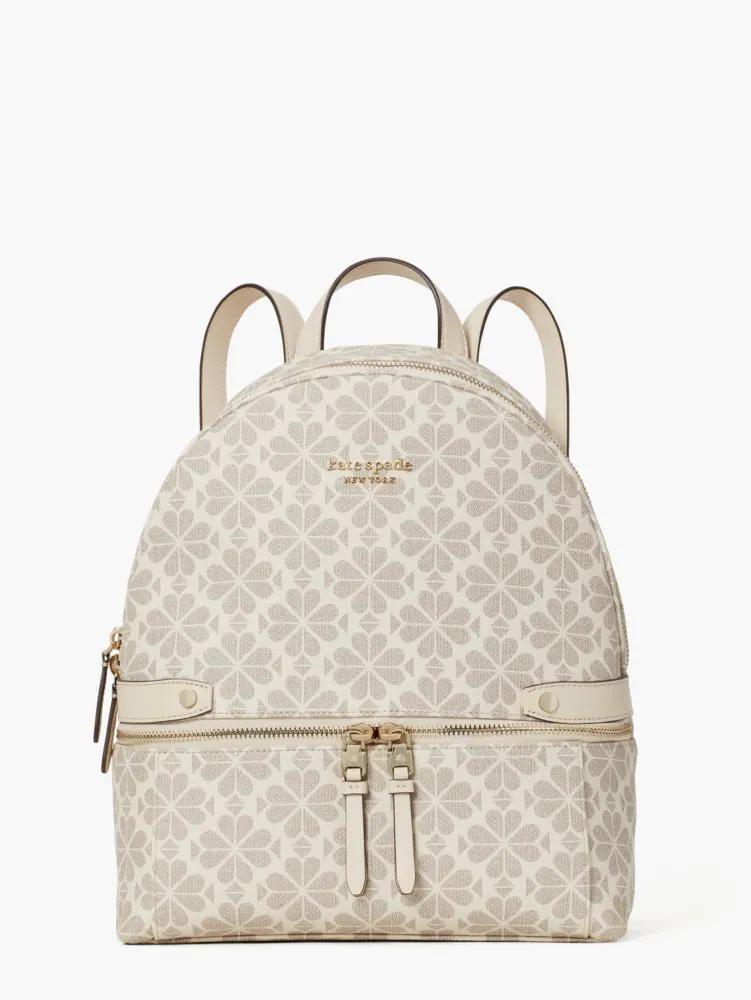 Spade Flower Coated Canvas Day Pack Medium Backpack by KATE SPADE Spade Flower Coated Canvas Day Pack Medium Backpack by KATE SPADE