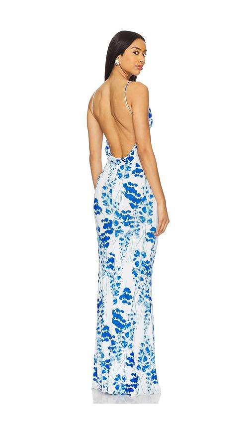 Katie May Beth Gown in Blue,White by KATIE MAY