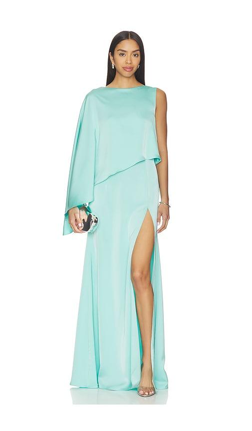 Katie May Blair Gown in Teal by KATIE MAY