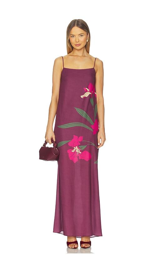 Katie May Chloe Maxi Dress in Wine by KATIE MAY
