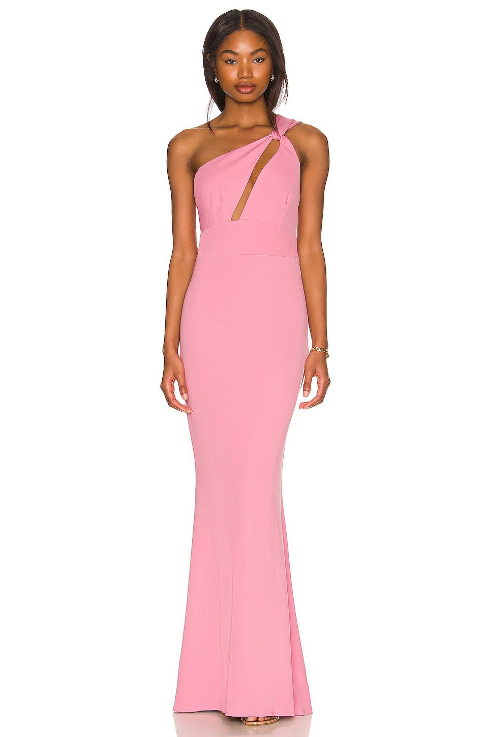 Katie May Edgy Gown in Pink by KATIE MAY