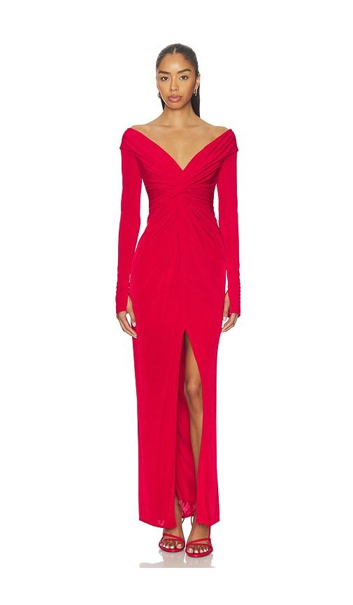 Katie May Hailey Gown in Red by KATIE MAY