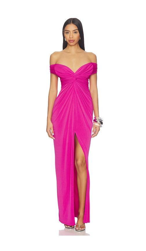 Katie May Hazel Gown in Fuchsia by KATIE MAY