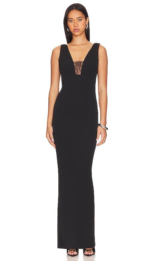 Katie May Janette Gown in Black by KATIE MAY
