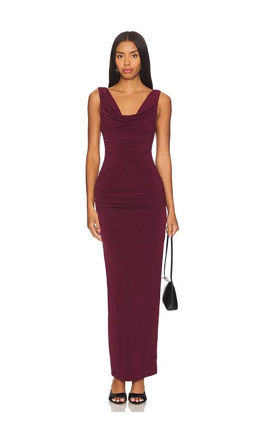 Katie May Rita Gown in Burgundy by KATIE MAY