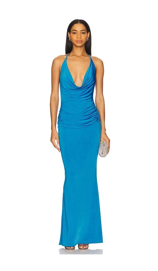 Katie May Selene Gown in Blue by KATIE MAY