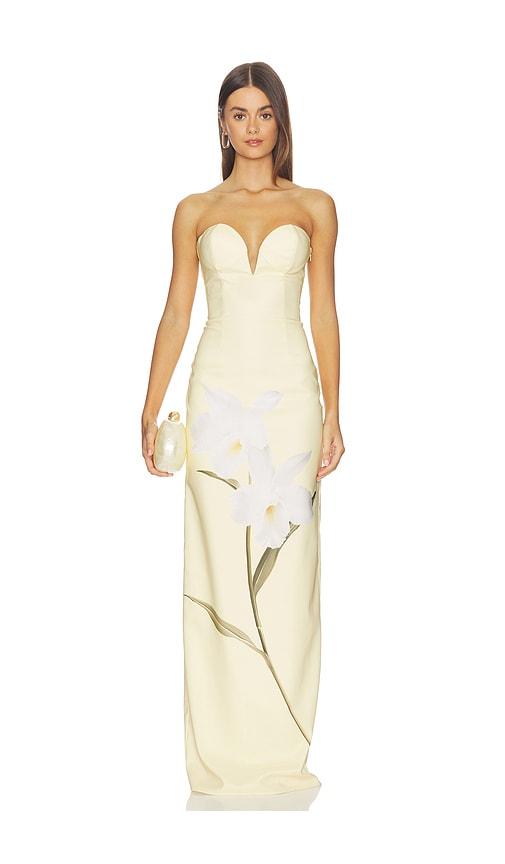 Katie May Ursula Gown in Lemon by KATIE MAY