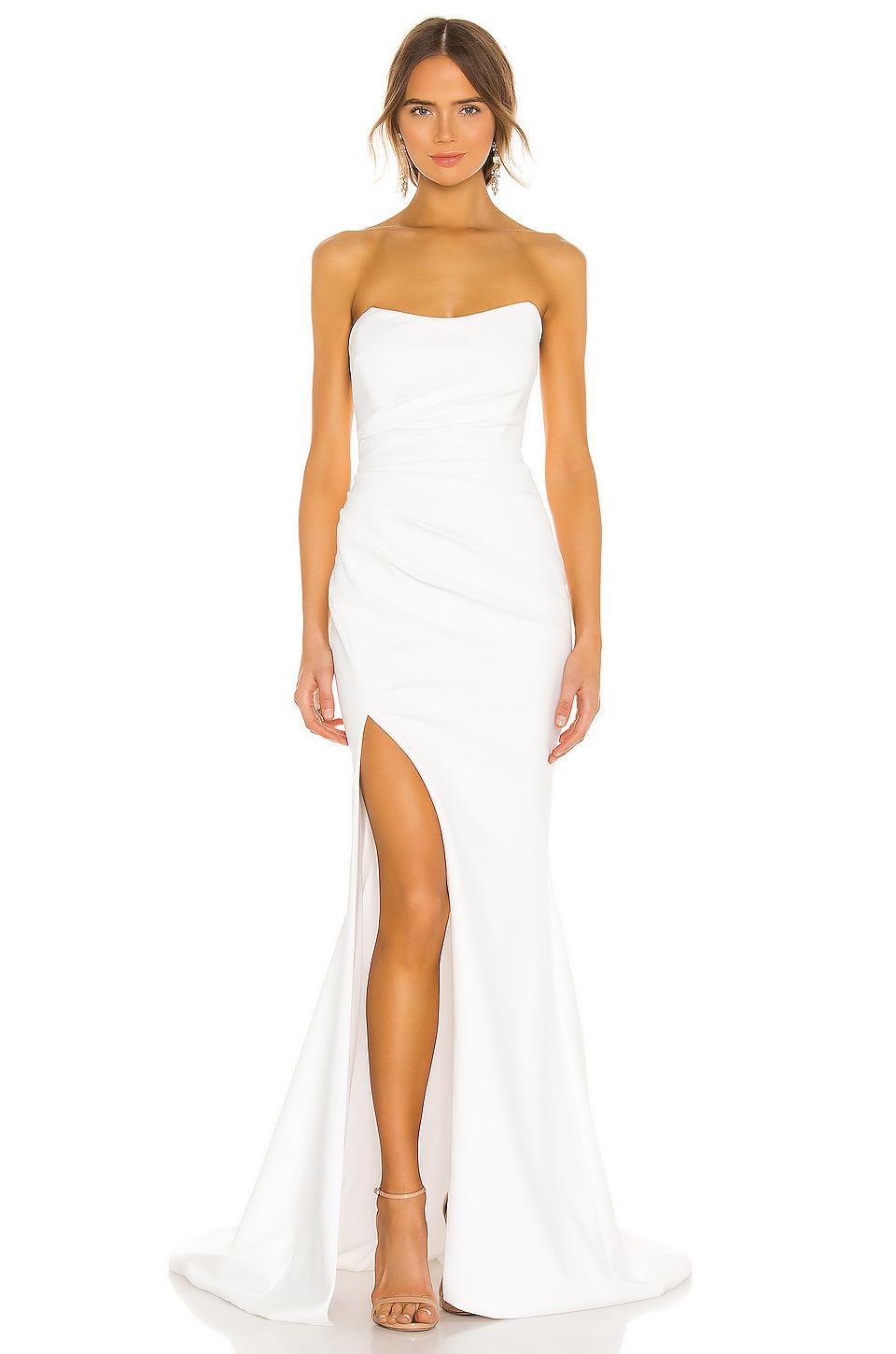 Katie May X NOEL AND JEAN Divinity Gown in White by KATIE MAY