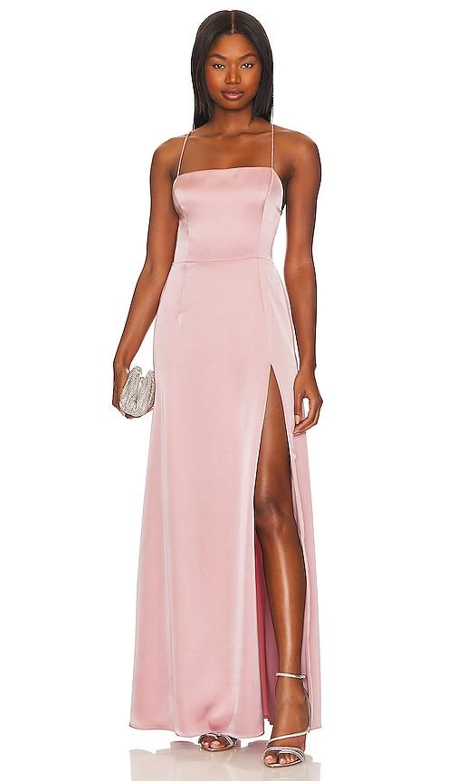 Katie May X Revolve Trudy Gown in Rose by KATIE MAY