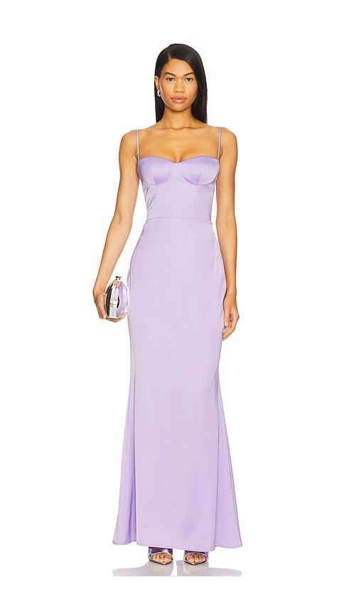Katie May Yasmin Gown in Lavender by KATIE MAY