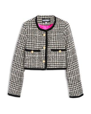 Girls' Boucle Crop Jacket - Big Kid by KATIEJNYC