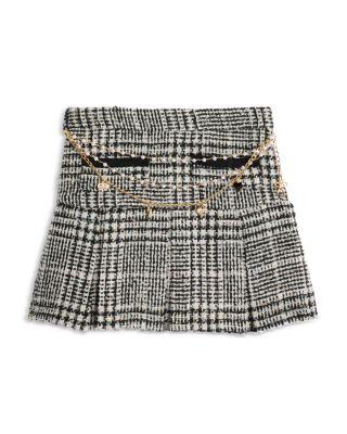 Girls' Boucle Skirt with Chain Belt - Big Kid by KATIEJNYC
