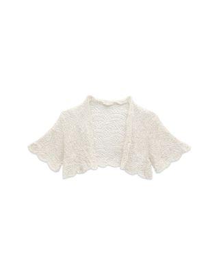 Girls' Elsie Open Crochet Shrug - Big Kid by KATIEJNYC