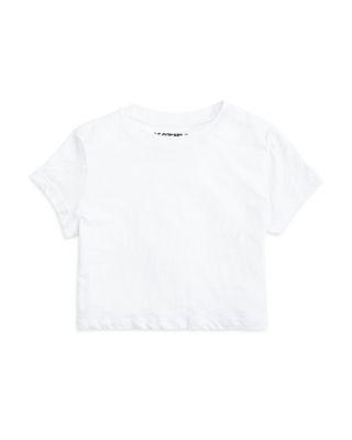 Girls' Fearless Cropped Cotton Tee - Big Kid by KATIEJNYC