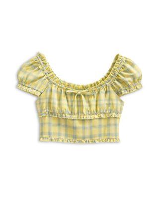 Girls' Heather Plaid Top - Big Kid by KATIEJNYC
