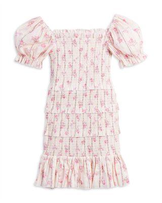 Girls' Laila Floral Smocked Dress - Big Kid by KATIEJNYC