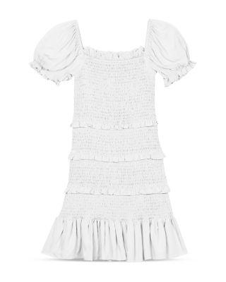 Girls' Laila Puff Sleeve Tiered Smocked Dress - Big Kid by KATIEJNYC
