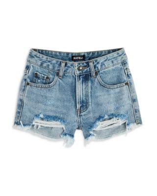 Girls' Malibu Distressed Denim Shorts - Big Kid by KATIEJNYC