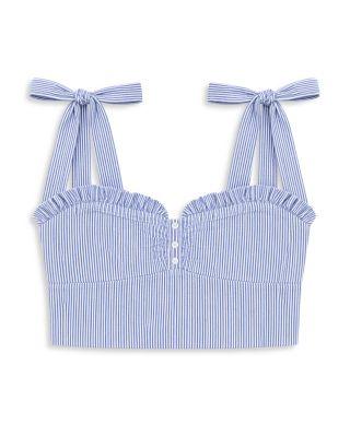 Girls' Mason Smocked Crop Top - Big Kid by KATIEJNYC