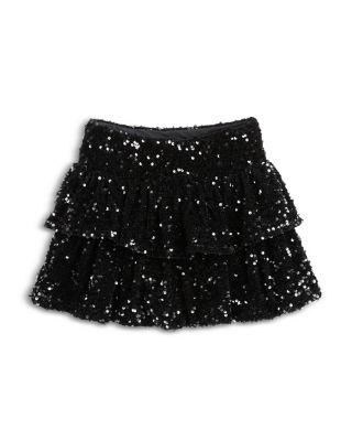 Girls' Misha Tiered Sequined Skirt - Big Kid by KATIEJNYC