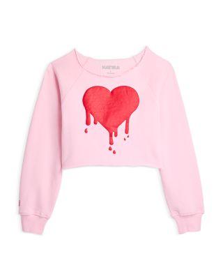 Girls' Shane Off Shoulder Cropped Sweatshirt - Big Kid by KATIEJNYC
