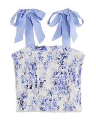 Girls' Sunny Printed Tie Top - Big Kid by KATIEJNYC
