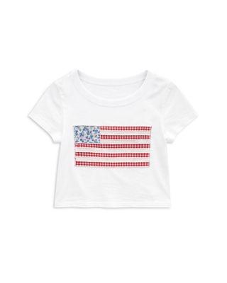 Girls' Tween Flag Patch Tee - Big Kid by KATIEJNYC