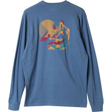 Angling Blues Long-Sleeve T-Shirt by KAVU