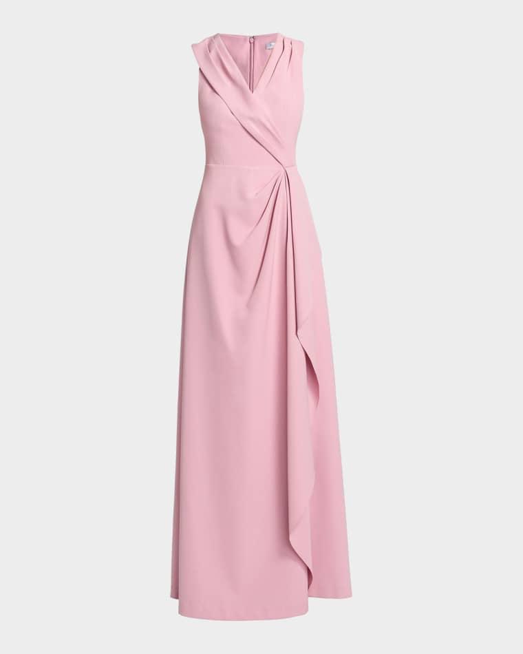 Fiona Stretch Crepe Walk-Through Jumpsuit by KAY UNGER NEW YORK