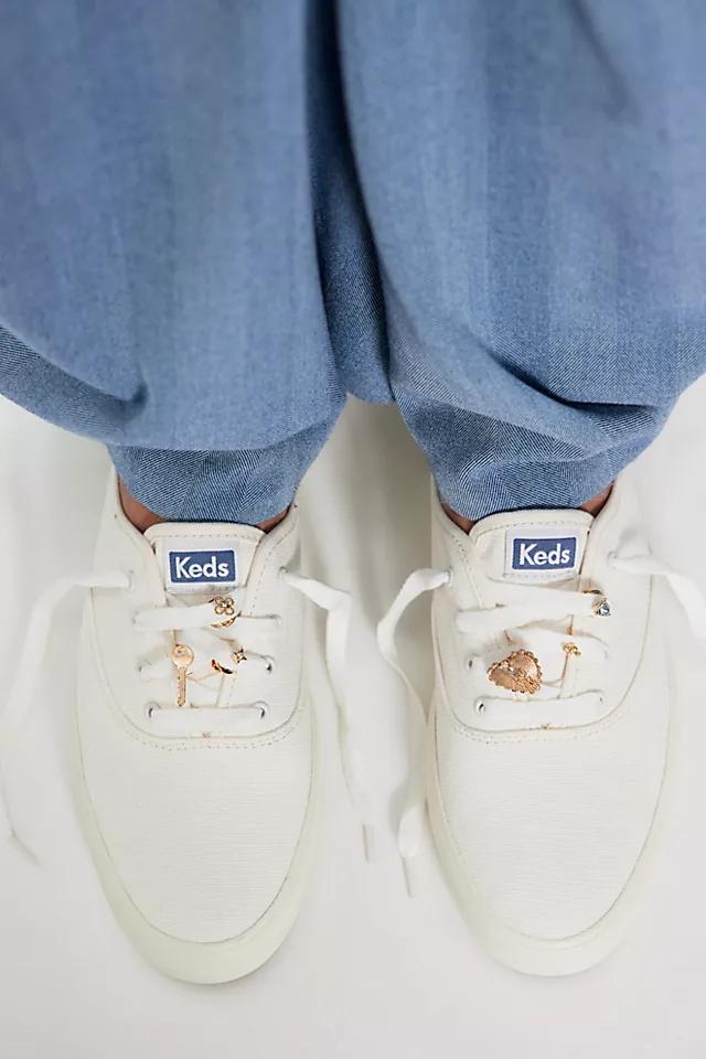 Keds Champion Gender-Neutral Canvas Lace-Up Sneakers by KEDS