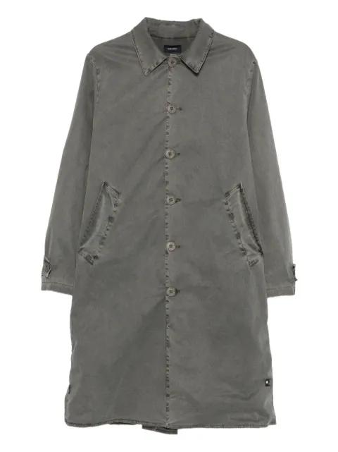 buttoned single-breasted coat by KEELING