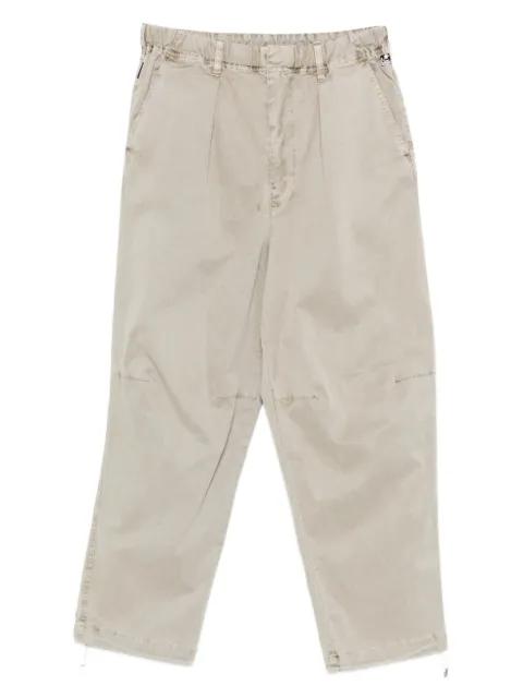 drawstring pleated trousers by KEELING